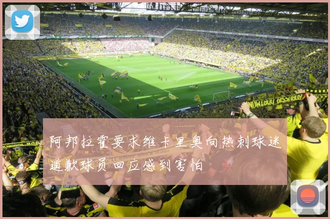 阿邦拉霍要求维卡里奥向热刺球迷道歉球员回应感到害怕